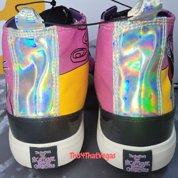 Disney x GroundUp Nightmare Before Christmas Jack Skellington High Top Sneakers - Picture 4 of 5